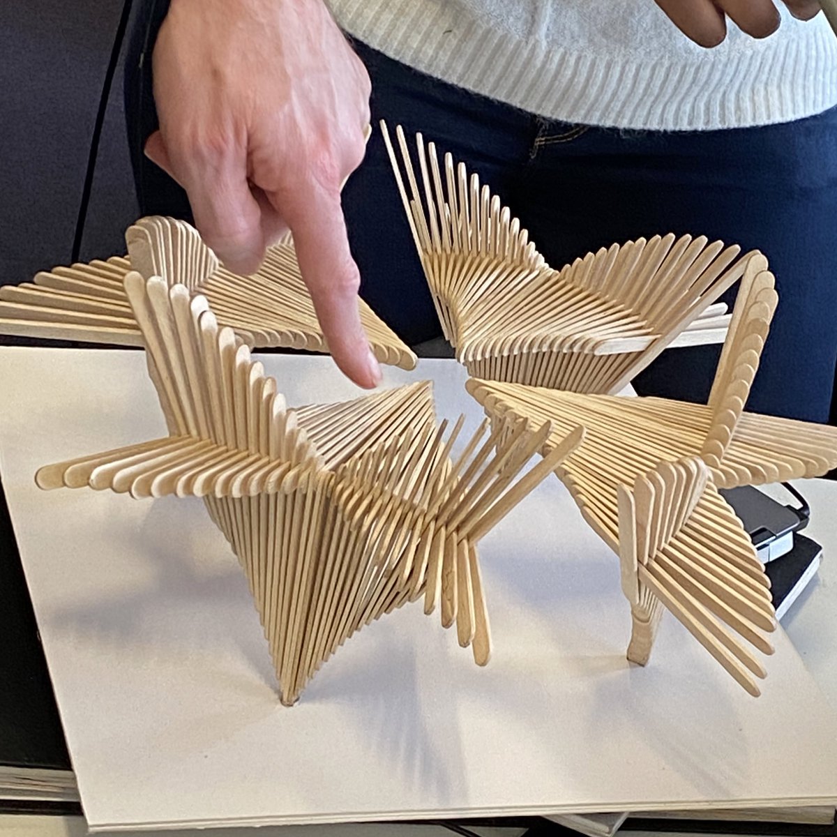 thettfregions's tweet photo. EATTA @thettfregions Can we see the #wood for the #trees  - on Friday the 13th? our Regional and University Engagement Manager is @AngliaRuskin talking to Architect &amp; Architectural Technology students - whittling down pavilions from 10 to 5 to..?#LiveBuild #LearningHandsOn 🌲🌳👍 https://t.co/dnHt4VLbNG