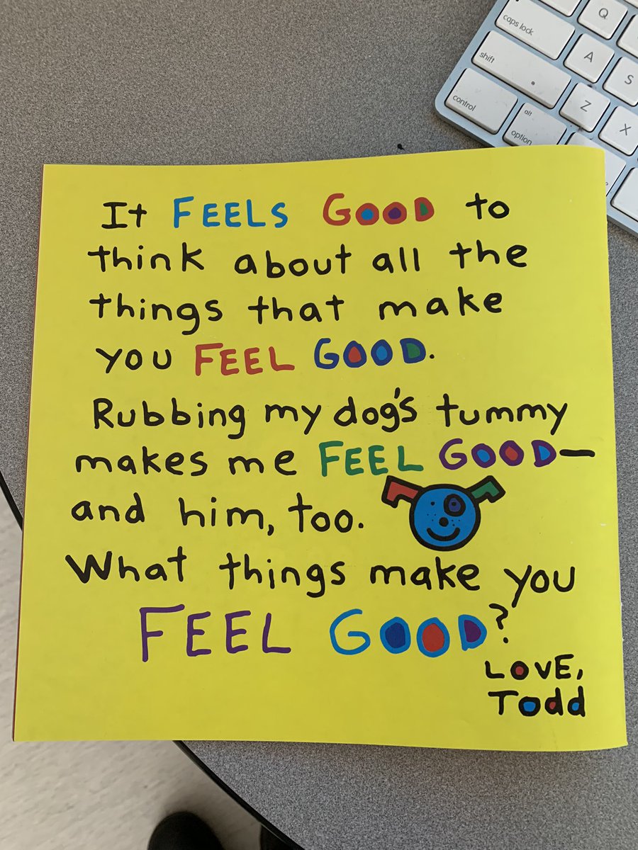 ABKinder2019's tweet photo. We ended the morning talking about what makes us feel GOOD. What makes you feel good? ✨ https://t.co/aMBvyh8xUR