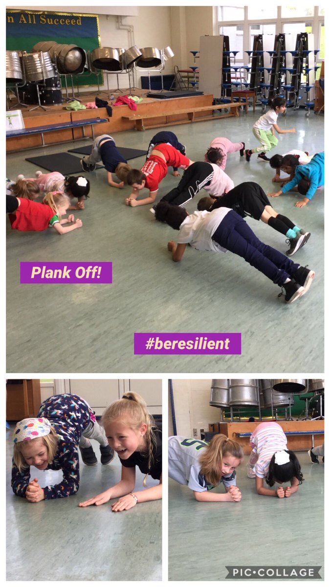 Llan_Prim_Sch's tweet image. The look of determination on their faces! #plankoff #beresilient #wiseowls @sportrelief