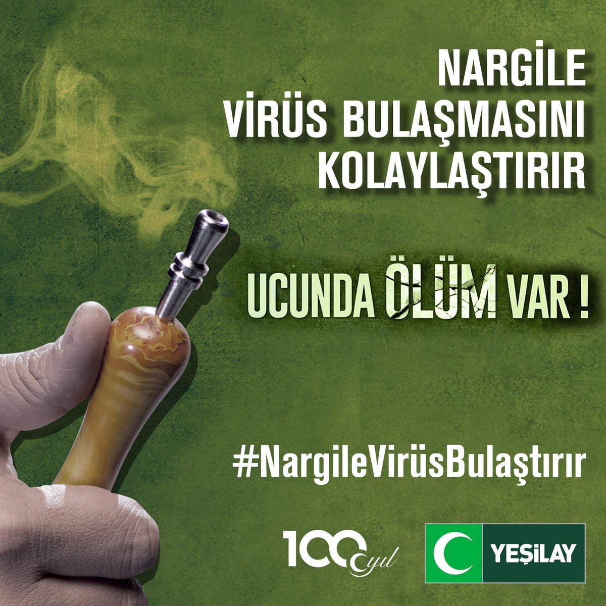 Corona virüs nargile yoluyla direkt akciğere ulaşabilir,bırakmanın tam zamanı💪 #NargileVirüsBulaştırır <a href="/gencyesilayci/">Genç Yeşilay</a> <a href="/1920yesilay/">Yeşilay</a> <a href="/ktugencyesilay/">ktügençyeşilay</a>