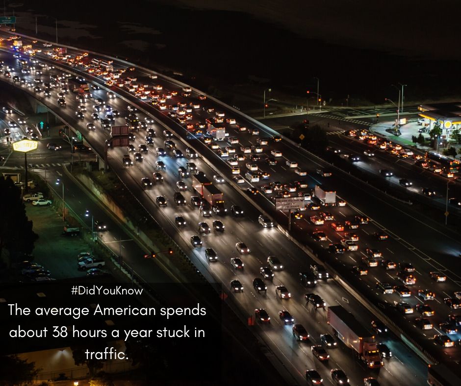 BachmansAuto's tweet image. #NotSoFunFactFriday: The average American spends about 38 hours a year stuck in traffic. 🚗🚗🚗
