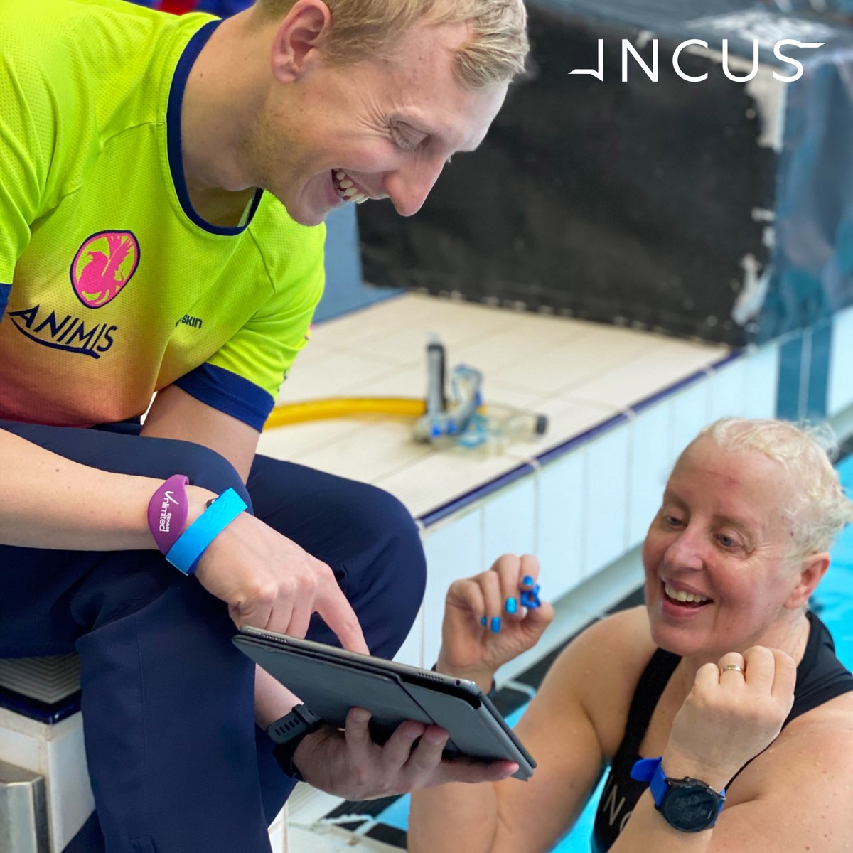 Incus_HQ's tweet image. "We learnt lots and see so much potential in it." 

It was great to see Ollie and Jacqui, @AnimisRacing coaches getting excited about the benefits NOVA is going to bring to the team. 

#INCUSenabled #PerformanceEnhancing #Swimming #Coaching #Triathlon #Training #Swim #Fitness