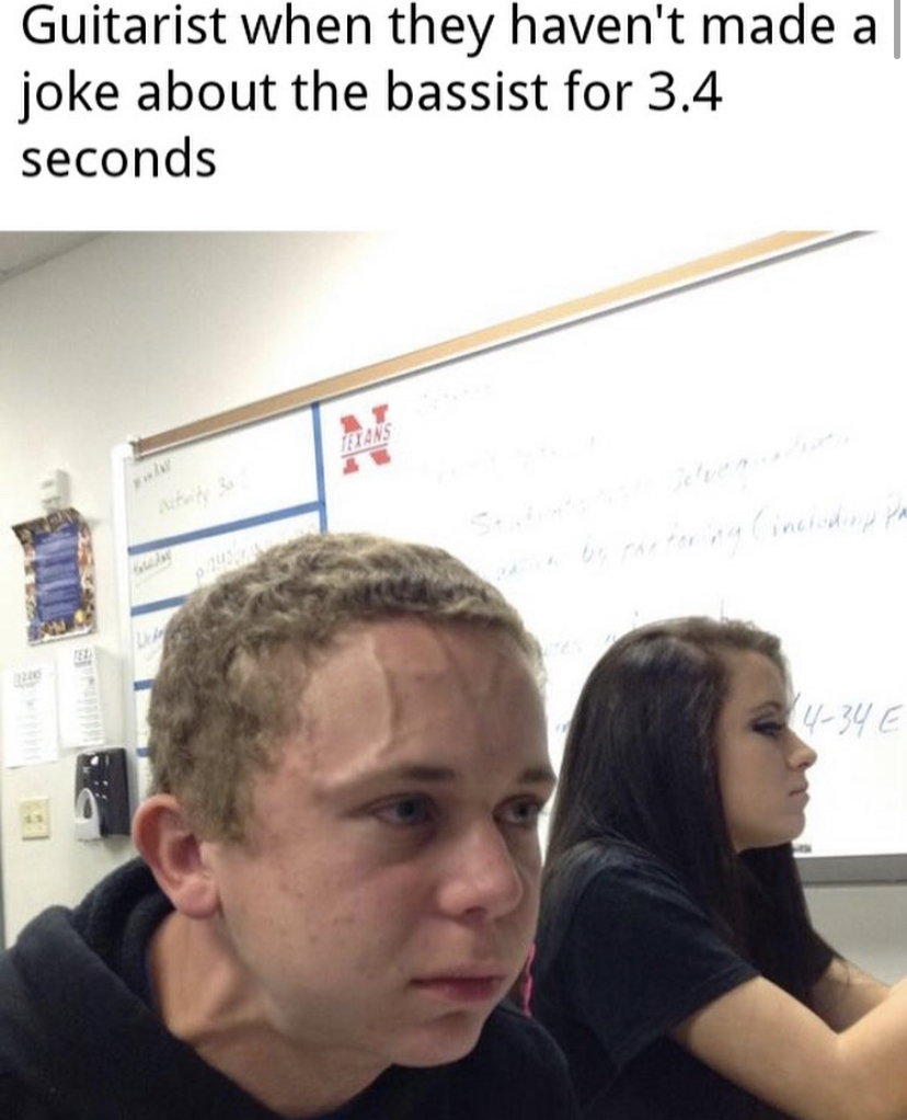 Tag a bass player! 🤘🏼 #universityofrock