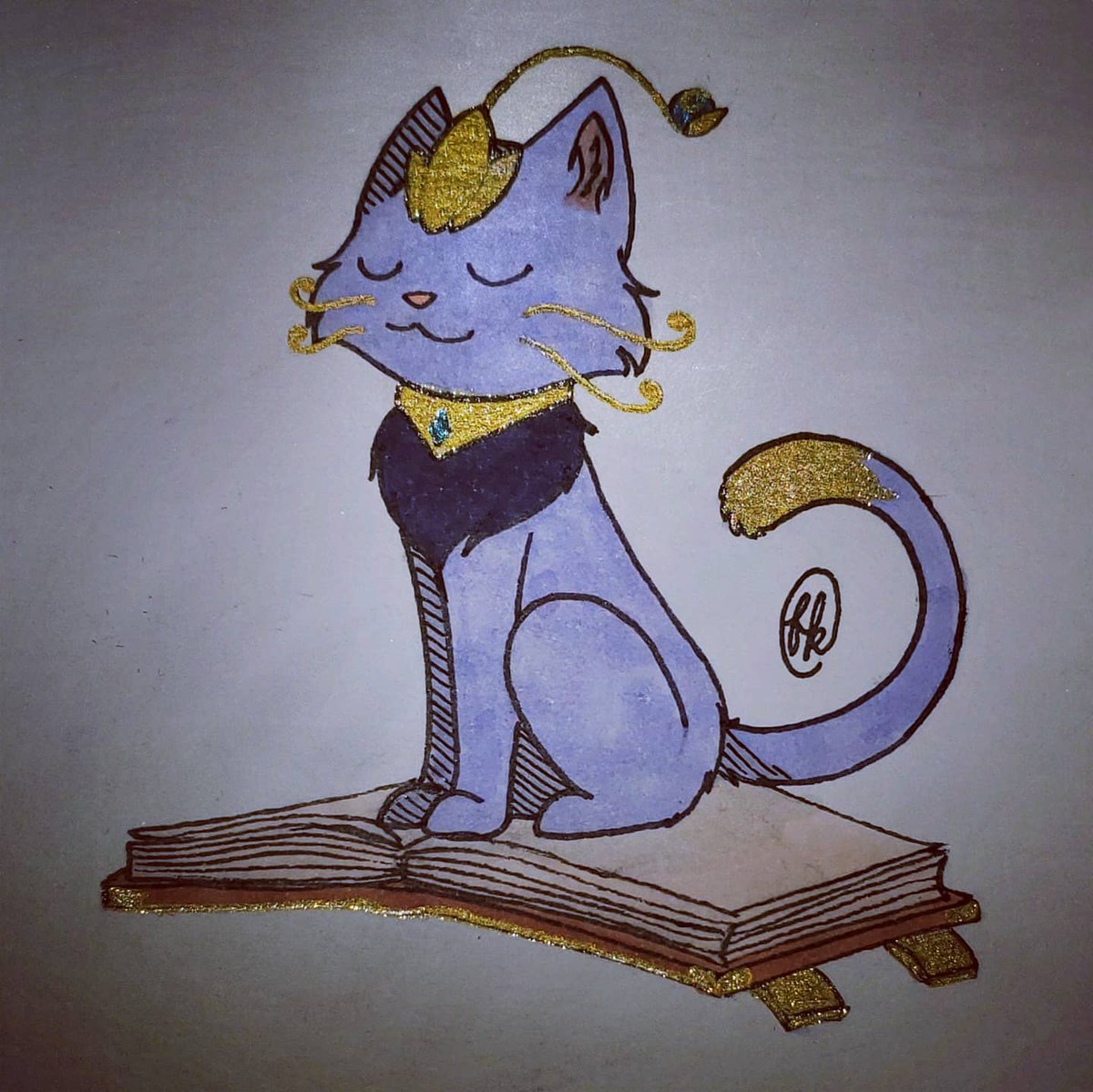 FluffyThy's tweet photo. Yuumi #fanart #LeagueOfLegendsFanArt #Yuumi #art #idrew #drawing #doodles #cat #kitten #colored #cute #lolyuumi #lol #League #LeagueOfLegends https://t.co/dBpFAOemam