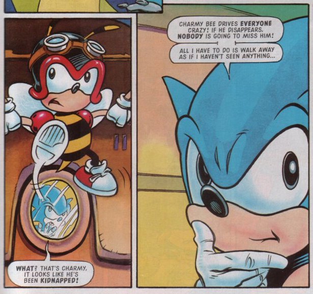 Fleetway Sonic the Comic Appreciation n No Context on Twitter