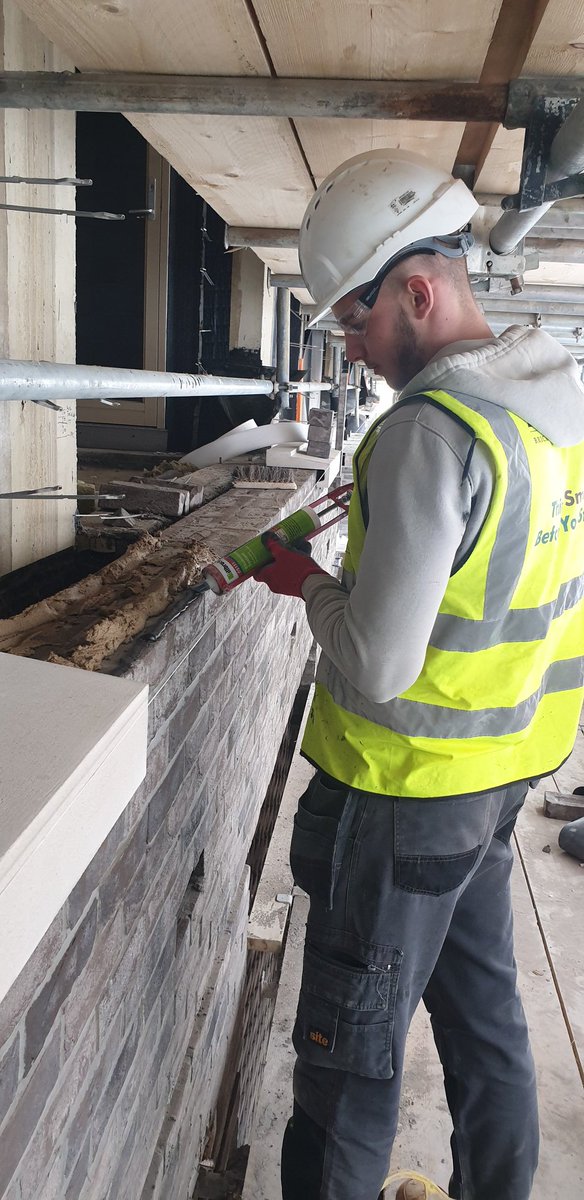 trowel63's tweet photo. It was great to visit some of the Lee Marley brickwork apprentices on site today and see them doing various aspects of brickwork. @collyer_jack Jamie H, George C and Wiktor Z. π§±π§±π @FEBrooklands @BCIndustryLinks #skills #apprentices #brooklandsbrick #futurebrickies https://t.co/zCI46qchzv