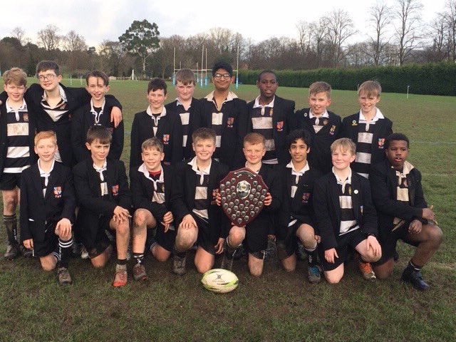 KEFWschool's tweet photo. Our Year 7 #Rugby squad finished the season with a convincing win at King Edward’s School in the Greater #Birmingham Tournament. 4 wins, 22 tries and 0 points conceded; a remarkable achievement. Totally dominated. Well done all! 🏆 🏉 👏 https://t.co/4Ly1YD40CV