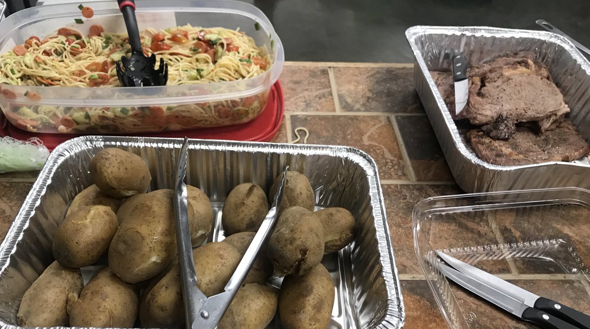 lou_nally's tweet photo. 365 Safe looks good on ya! Great job 4802, steak, chicken,bacon Mac n cheese, baked potatoes, salads, celebrate for an awesome job being safe !!@thd_young @KevinZ_THD @MattTHD1 @tg89w6 @charlescounts @Gimma06921110 @4802Dave https://t.co/5zjkmjrWTt