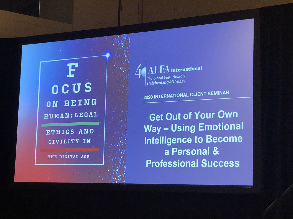 HDeneen's tweet photo. Enjoyed the panel presentation this morning with @awlivoti, Cate Huff, and Todd Fulks @ALFAIntLaw#emotionalintelligence https://t.co/r2RZL1VWxZ