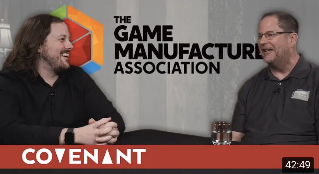 This week at #GAMA2020, we sat down with long-time guest Steve Horvath (Asmodee North America President / Head of Publishing) to discuss recent developments at Asmodee, particularly those tied to <a href="/FFGames/">FantasyFlightGames</a> and #StarWars.

Watch: youtu.be/E6Pu7RmbCCQ