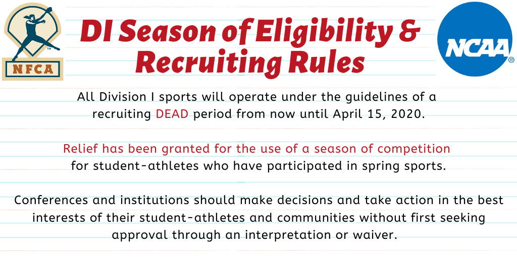 NFCAorg's tweet photo. NCAA makes decisions on eligibility and recruiting for Division I. Download full statement here: https://t.co/cxUmvOwSWO https://t.co/L6rdpNE0TO
