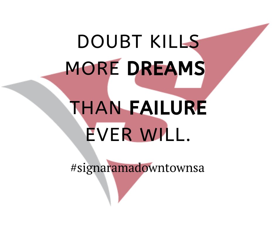 SignaramaDWTNSA's tweet photo. Dare to dream big. #feelgoodfriday #tgif #business #signaramadowntownsa https://t.co/A2u5bVsLZr https://t.co/yzEuT4VVdE