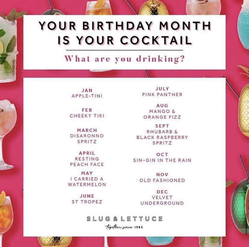 SlugTB's tweet photo. Got that Friday feeling?

Use our little quiz to help choose your cocktail for tonight! 🍹 #fridayfeeling https://t.co/tapxQnEf28