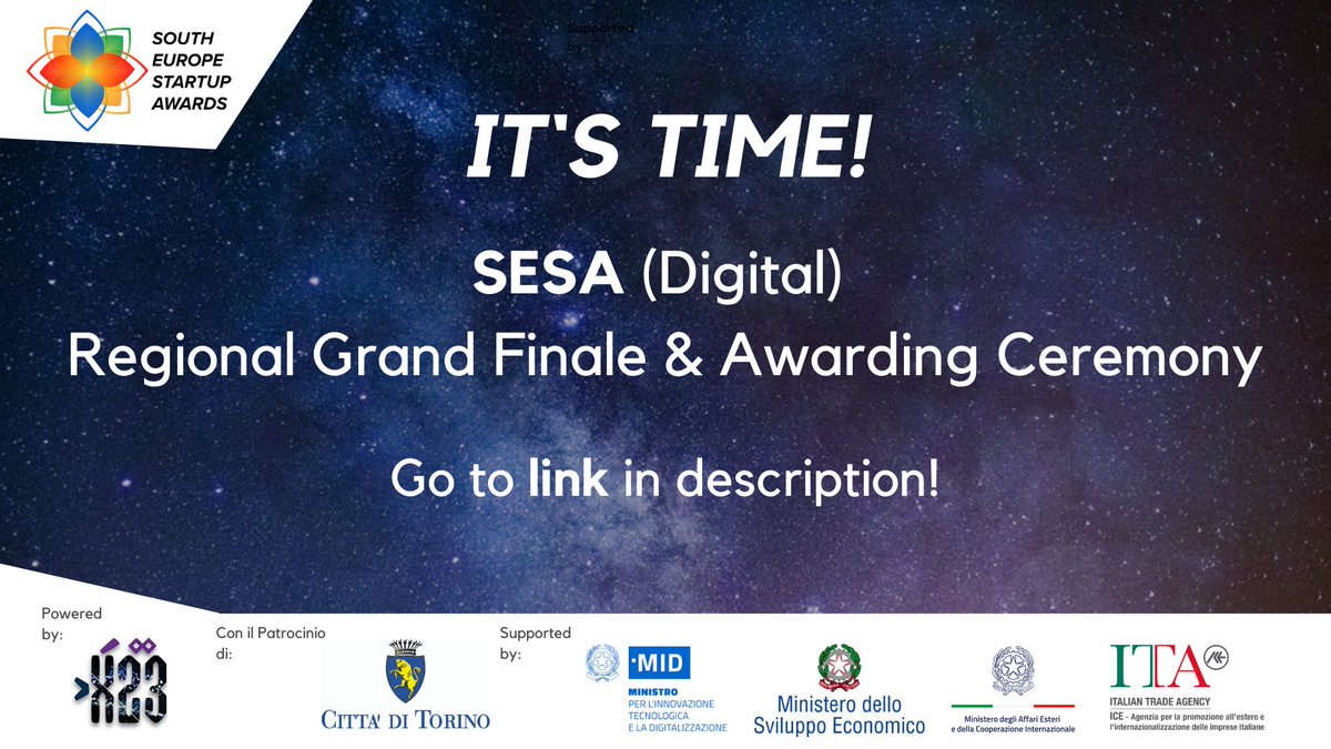 SESAwards's tweet photo. Dear friends, the #SESA2019 Digital Grand Finale & Awarding Ceremony is about to start
Ready to find out who are the #unstoppableSESA Regional Winners?!
We switched to #digital so just click here to have a seat at our Premiere at 7:30 pm CET
โก๏ธ https://t.co/AEzX40qsu4 https://t.co/mVz7tTv6qO