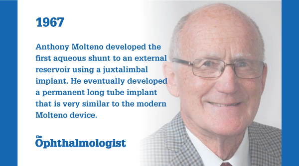 OphthoMag's tweet photo. Day six of #wgw2020 is upon us 👁️ 

Anthony Molteno's invention was crucial in the development of #glaucoma surgery...

#glaucomaweek #awareness https://t.co/kYV02DiTjq