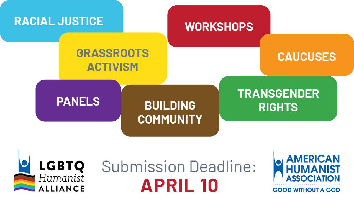 Our call for proposals has officially opened for #CenteringtheMargins2020! Submit a proposal to lgbtqhumanists.org/ctmproposals20… to join us in Miami in August!