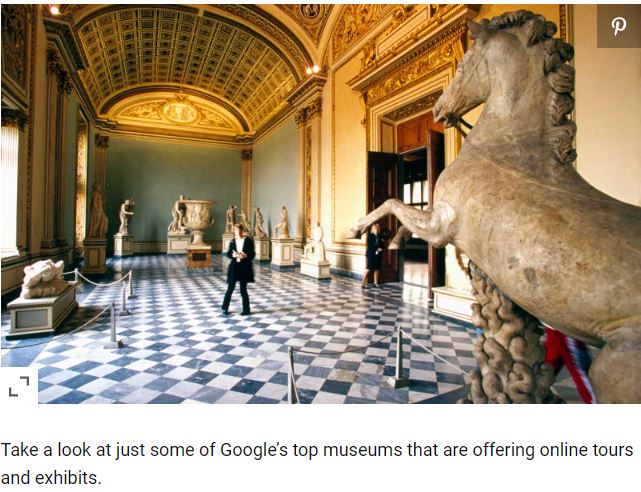 GaDOE_SS's tweet photo. Trying to figure our virtual assignments? Have your students take a virtual field trip
"Stuck at Home? These 12 Famous Museums Offer Virtual Tours You Can Take on Your Couch"
https://t.co/dM5Gs24bC4 https://t.co/IRu8eelXL4