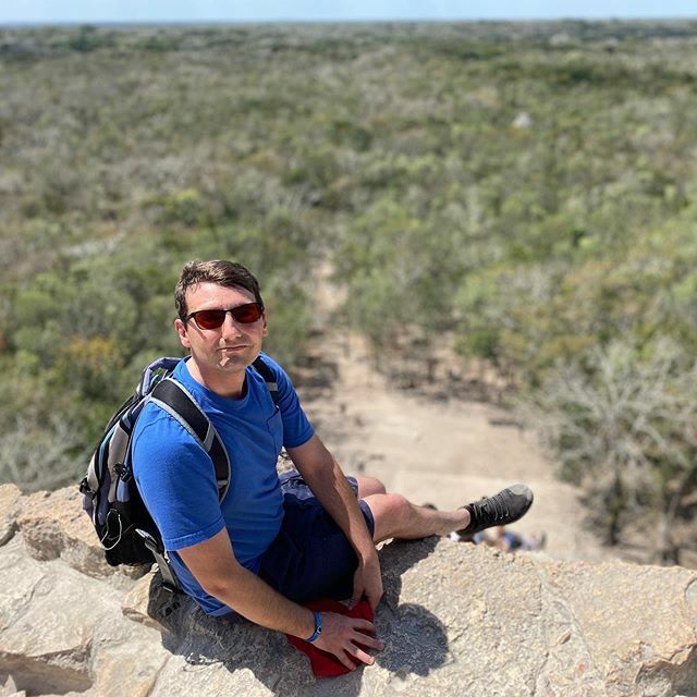Steven_Sobel's tweet photo. Greetings from the ruins of Coba! Just climbed the big pyramid here, legs are going to murder me tomorrow, but worth it! Believe it or not, I received a phone call from home just as I reached the summit. https://t.co/pIfdqqCCZ4 https://t.co/oDXyl6qFT0