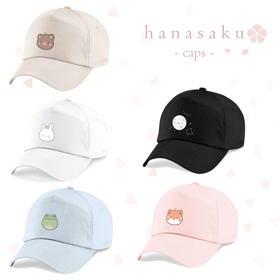 I'm awful at updating on twitter but I'll be launching my hanasaku collection this weekend! It's a spring embroidered art apparel line ?
part 1 of 4 - caps!!