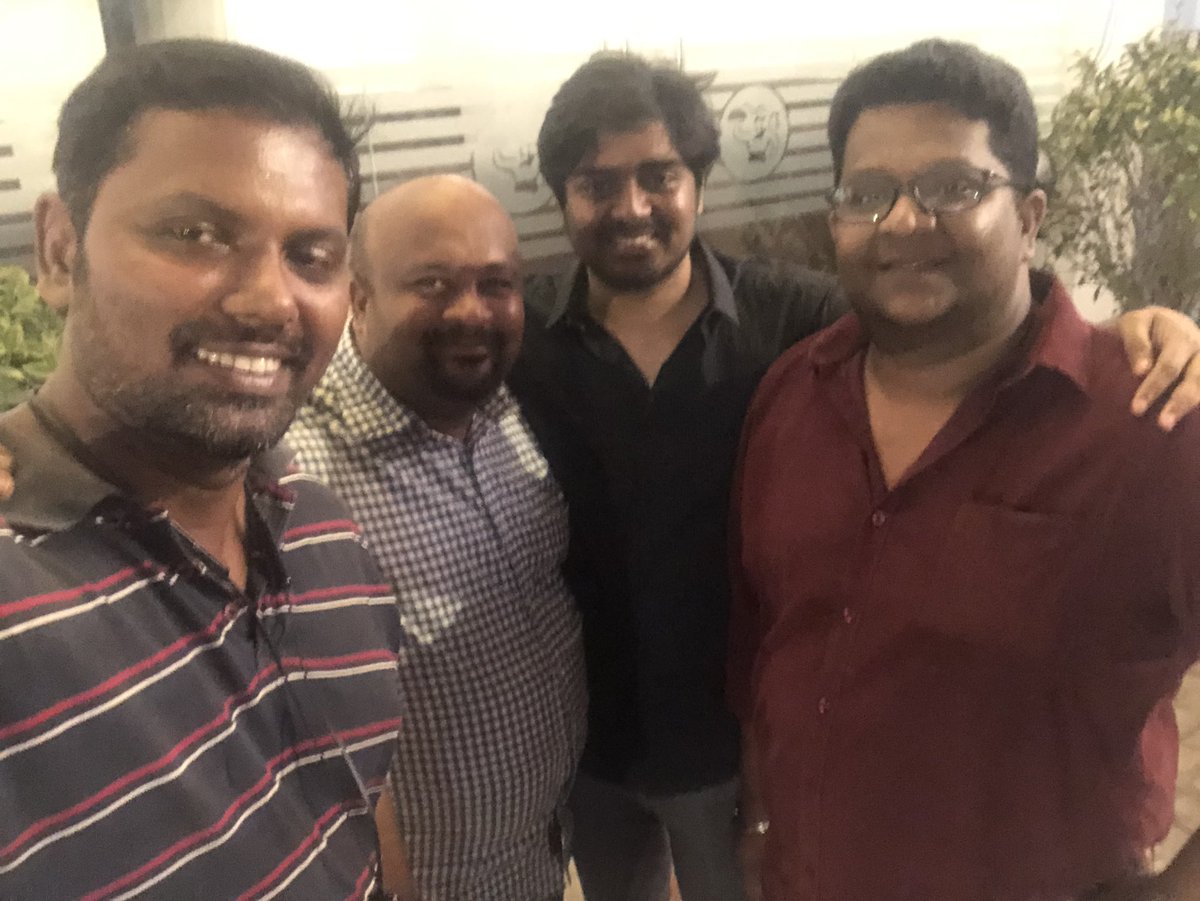 kbsriram16's tweet photo. After so many years met my #SunTV buddies, had very much fun , #nostalgia #goodtimepass https://t.co/aXAfVEld6Y