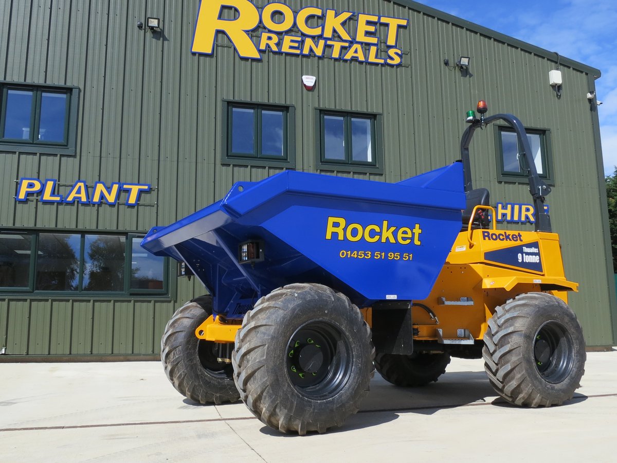 Dumpers available for hire, telephone 01453 51 95 51 for more information and hire enquiries! #rocketrentals #planthire #dumpers