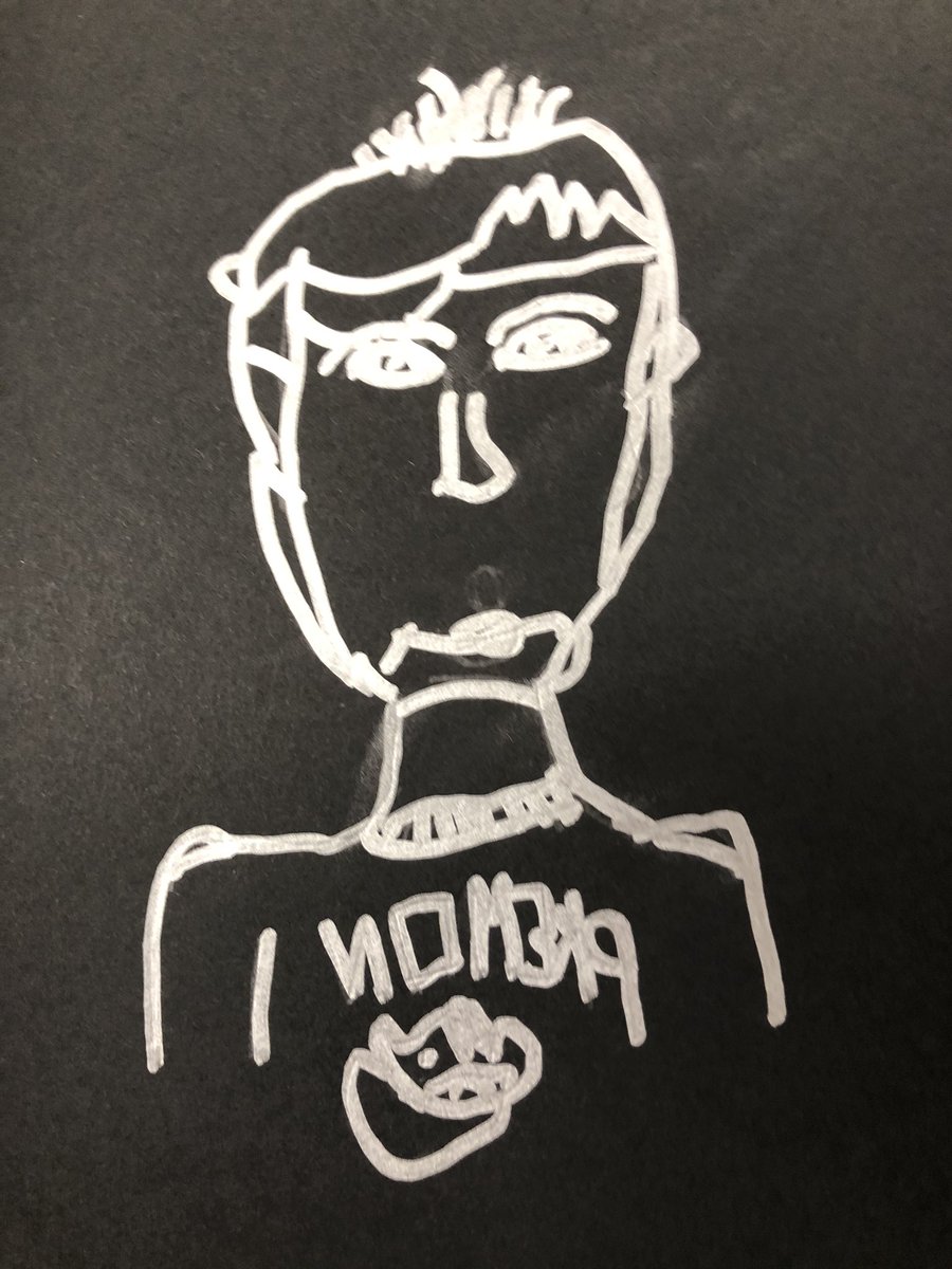 MrsAmandaRusso's tweet photo. #FillinFriday Oh, my. ๐ Kinder self-portraits make me so happy. We started the final drawing by really looking at the shapes & lines that make up our faces. Next time we have art, weโll start painting the backgrounds using some unconventional painting tools. @lapelelementary https://t.co/QawHOUIL2G