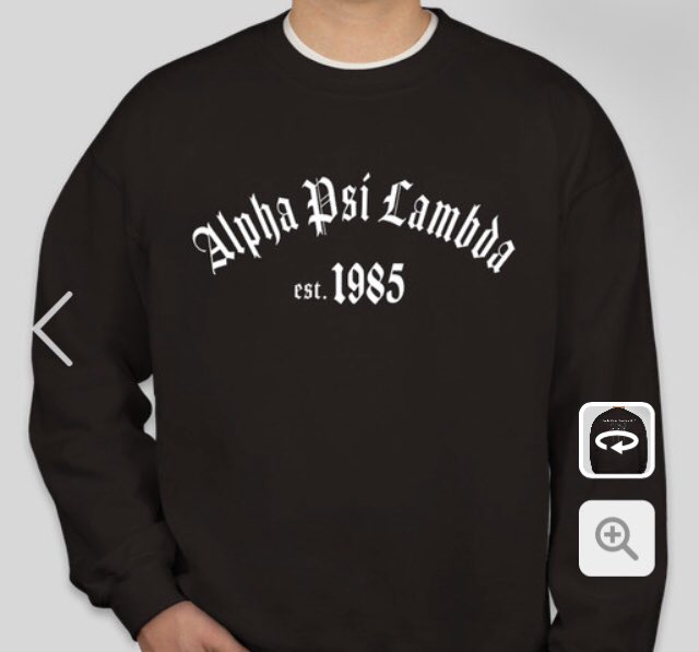 apsieiu's tweet photo. One of our brothers here at Alpha Eta, made some designs for a personal fundraiser! Please help him out anything helps! There’s even just a donation option! They come in short, long sleeve &amp; a crewneck! PRICES FROM $15-$25 !! 
https://t.co/qL6h9N7mPd https://t.co/3YVskTOUXb
