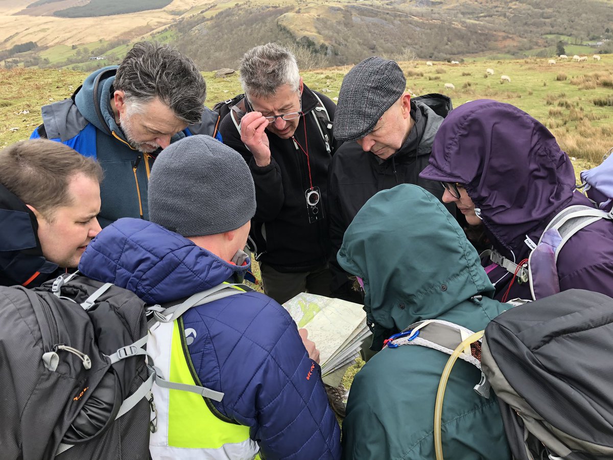 RamblersCymru's tweet photo. Fantastic day on our first Navigation Level 1 course! Really great to see our members taking advantage of one of their membership benefits and learning so much from the very experienced Martin Bevan. Stunning scenery in @BreconBeaconsNP too! #Maps https://t.co/RkU5IwnfuL