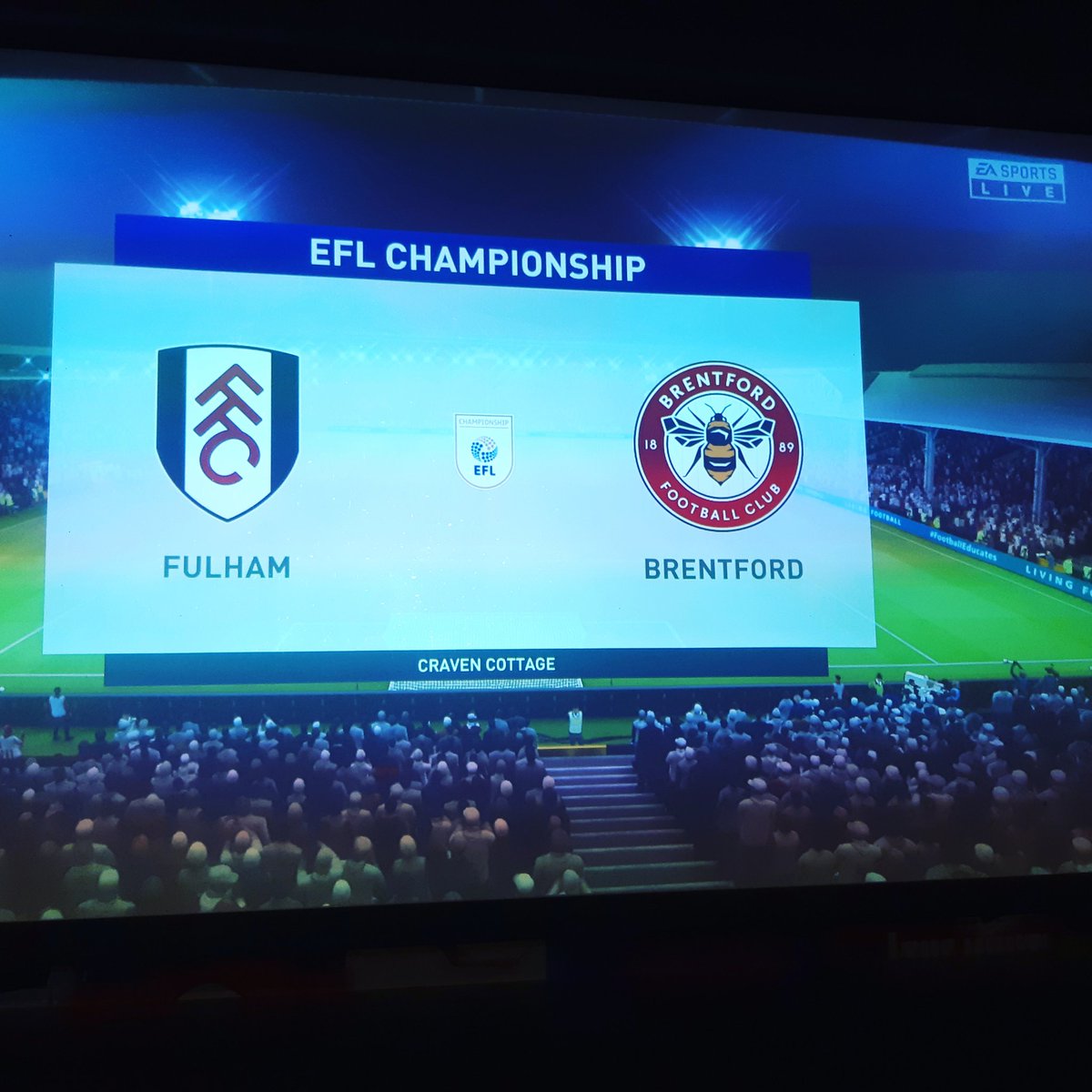 No football no problem. We are still here for all your sporting needs.

We will be showing all the televised matches through Fifa over the next few weeks starting of with this cracker of a match tonight, with Aston Villa v Chelsea tomorrow.