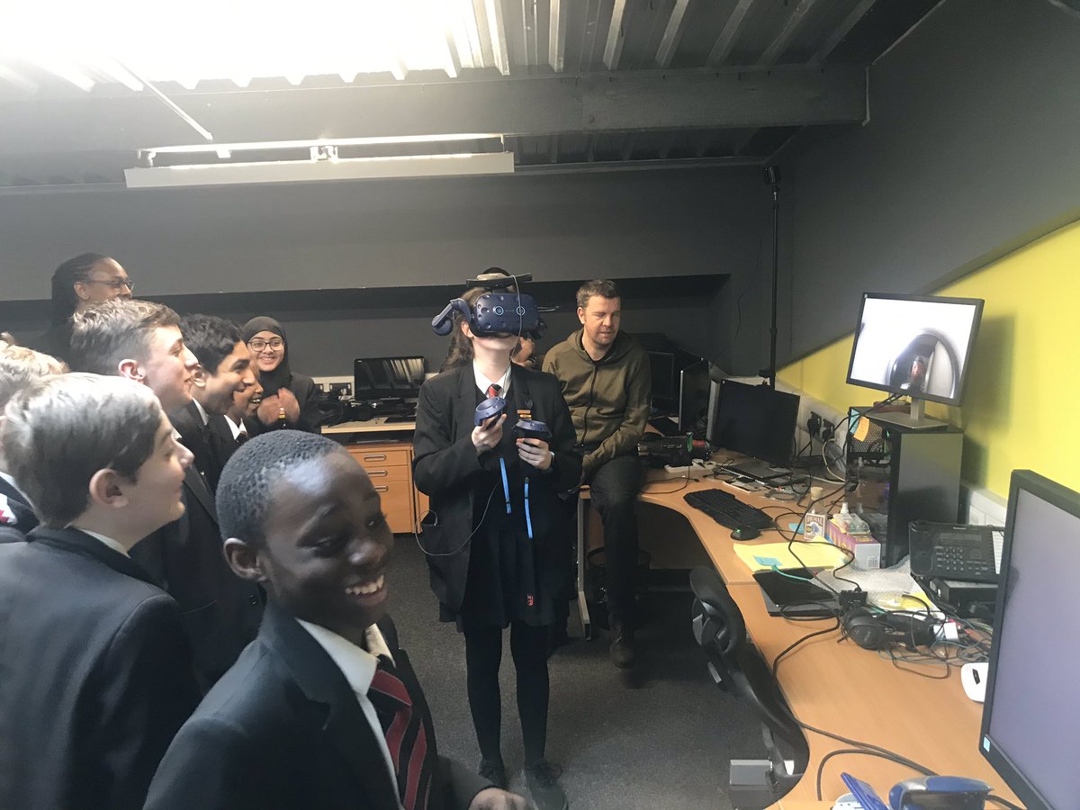1ICTteacher's tweet photo. My @LadybridgeHigh students were amazed today @SharpFutures thank you for inspiring us! https://t.co/7CeaUJpTMA