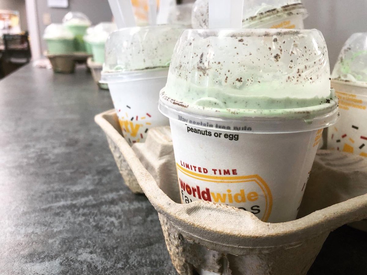 1015BobRocks's tweet photo. @NastyMornings snatched up the Shamrock Shake and the new @Oreo Shamrock McFlurry. ☘️ 🍦 

Did y’all know that @McDonalds is celebrating the 50th anniversary of the Shamrock Shake?! They are celebrating with all of us by bringing it back nationwide for the first time since 2017! https://t.co/vcTMAsjkP1