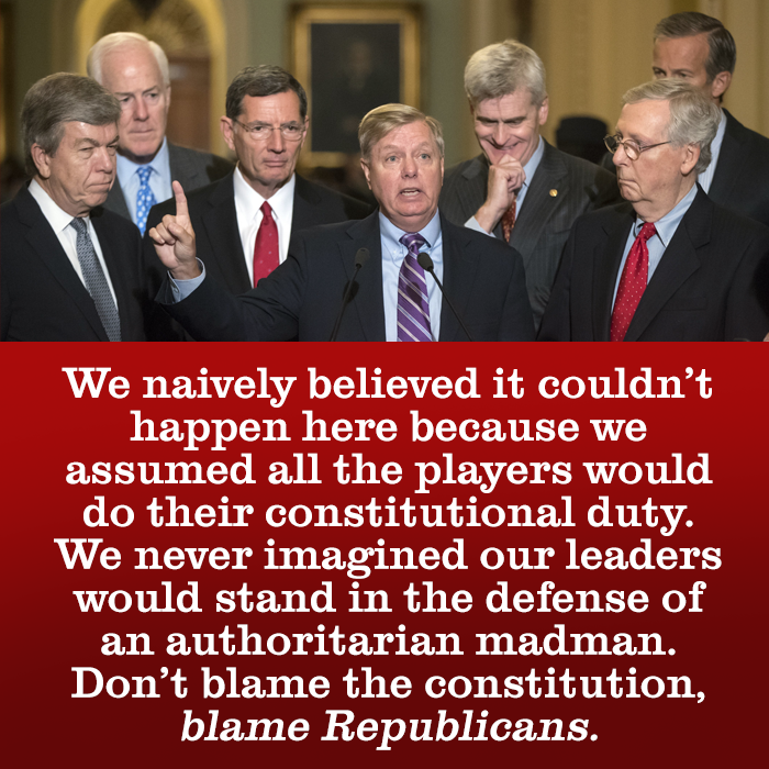 RichFaria's tweet photo. All GOP Senate and House have and still continue to break their oaths to their offices. We should all vote everyone of GOP up for re-election on Nov 3, 2020 because NONE of them care ANYTHING for all Americans. https://t.co/lF2a9eeBoy