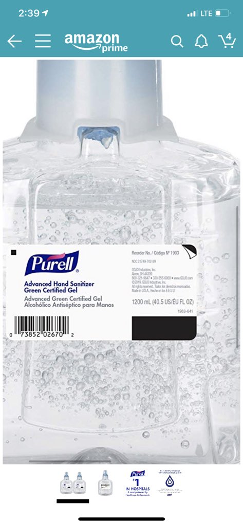 RandomDCguy's tweet image. @Wu_Tang_Finance @weirdmedicine @JimNorton @NickDiPaolo @jimmykimmel @TheEllenShow 

It is currently cheaper to wash your hands with @GreyGoose vodka from #Costco than #purell hand sanitizer on @amazon 

Grey goose = .82 / oz

Purell = $1.18 / oz