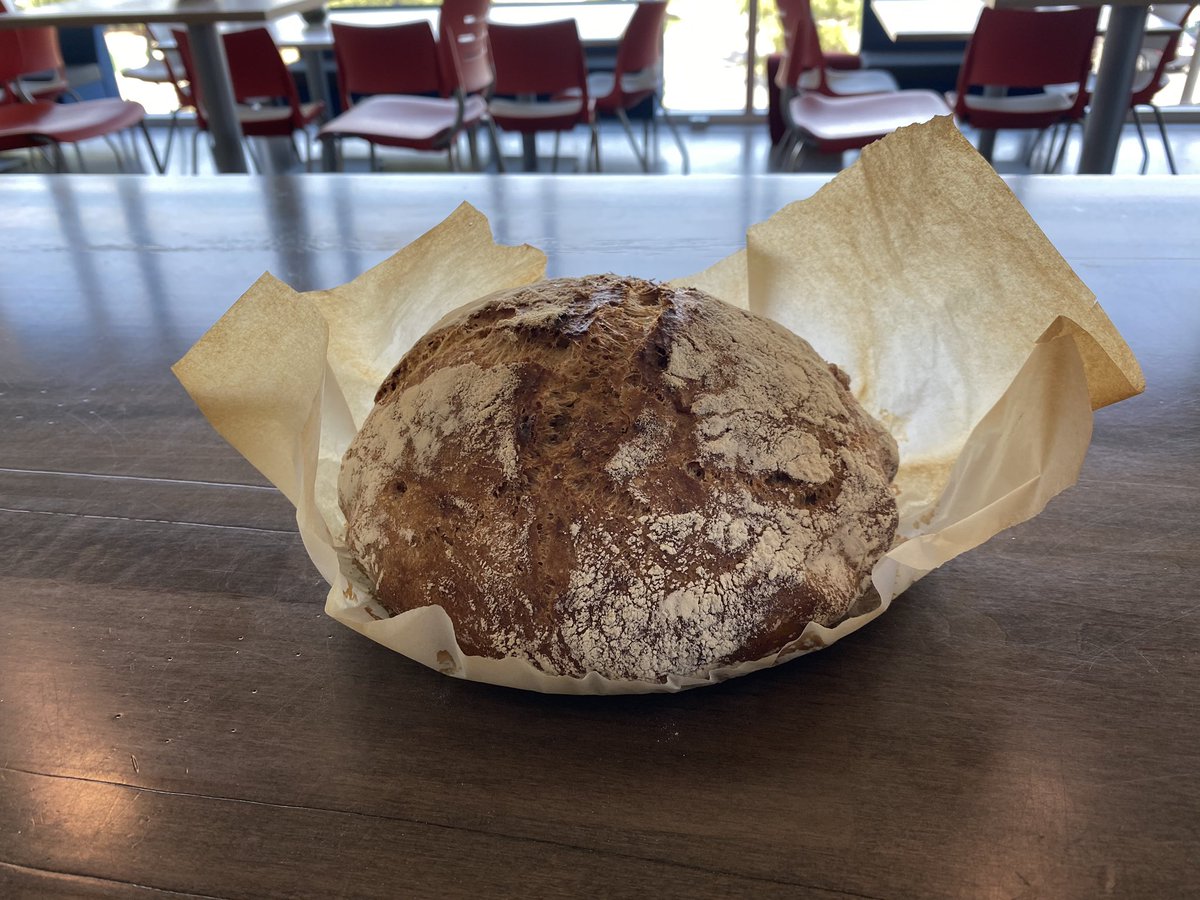 CharlestonBread's tweet photo. Bonus loaf to the people I work with that haven’t gone remote yet. https://t.co/YijHACZ353