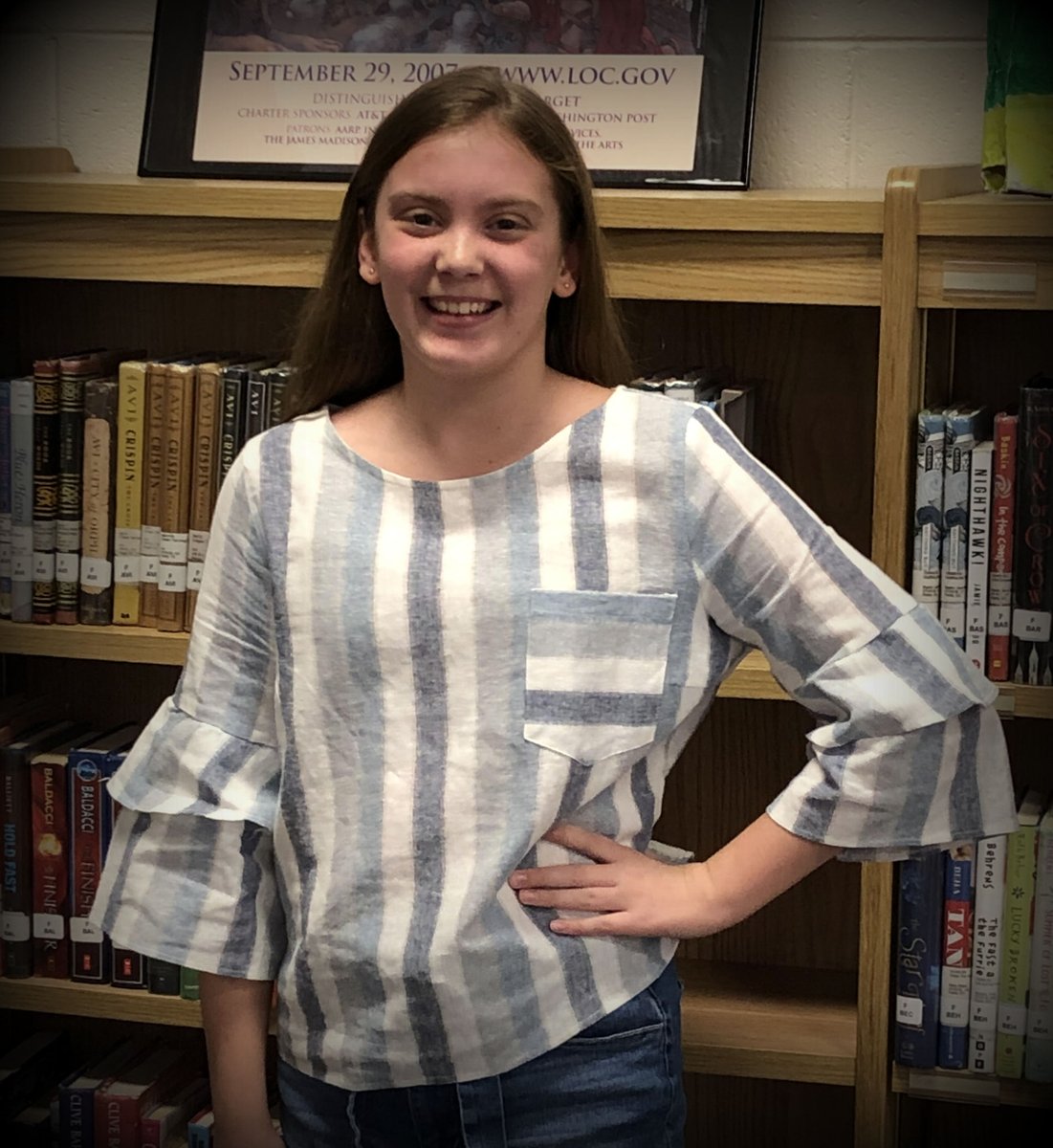 Sixth grader Charlotte Chappelle has been crowned FFMS Spelling Bee Champion! Congrats to Charlotte and all of the other finalists!