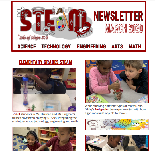 IsleOfHopeSTEaM's tweet photo. March STEAM Newsletter !
https://t.co/YNCgkMiZZY https://t.co/NwWdtF9DWU