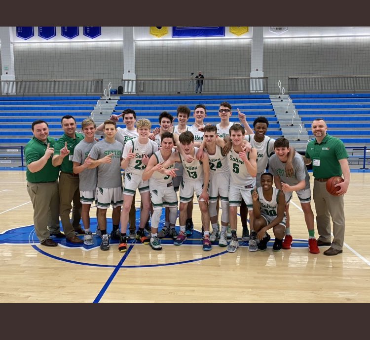Our sammies made history last night being the first sammies basketball team to bring a state championship back to sutton! #titletown