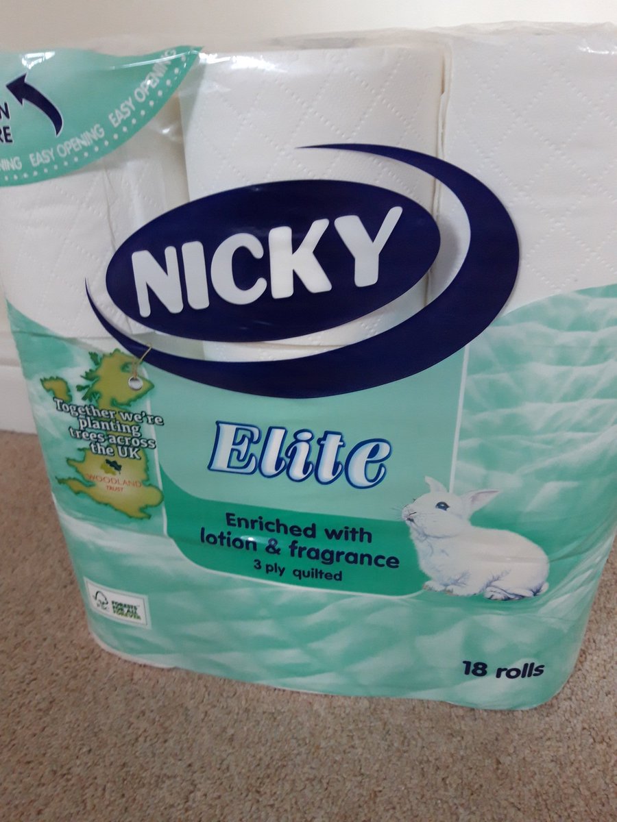 18 rolls of bunny soft toilet paper and its mine all mine.