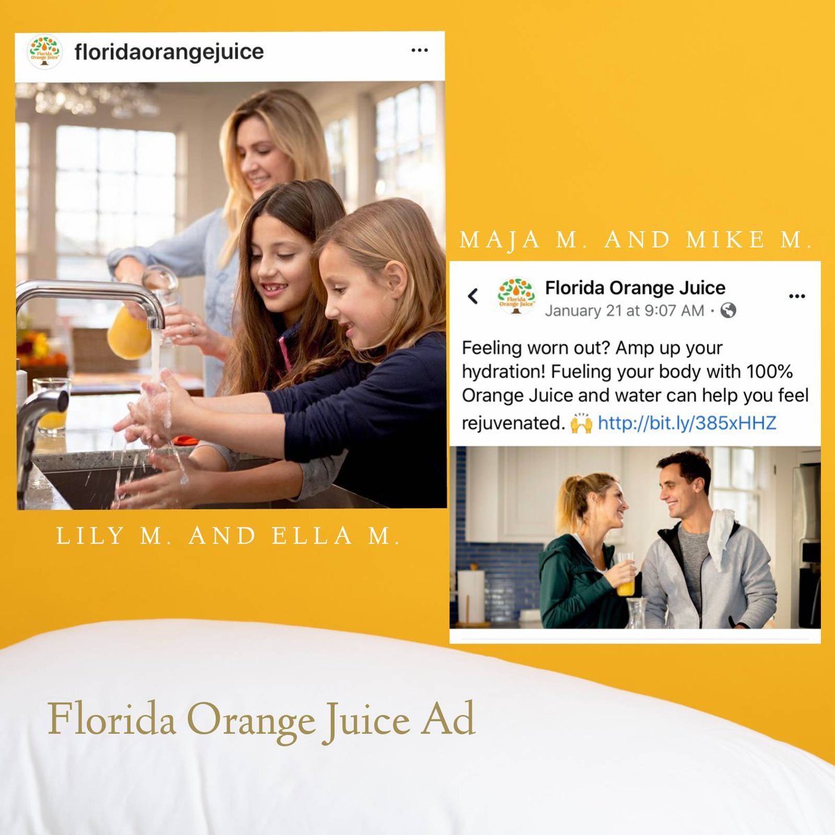 BmgAtlanta's tweet photo. Congrats the Maja, Mike, Lily, and Ella for being featured on the Florida Orange Juice Ad!! #bmgatlanta #bmgtalent #bmgfamily #bmg #bmgkids https://t.co/1amqulUCNw