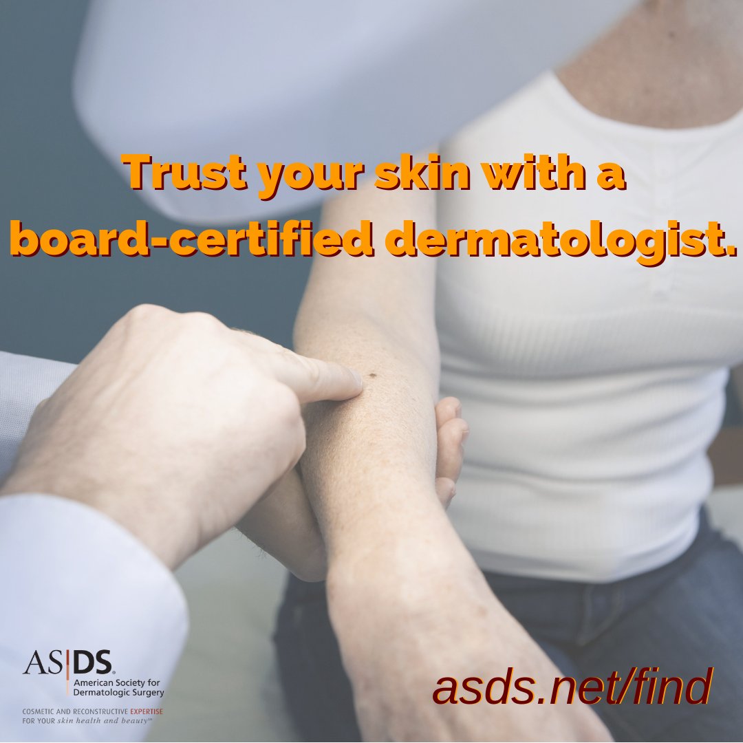 You can trust your skin with a #boardcertified dermatologist, even on Friday the 13th. Find one near you at asds.net/find #ASDSSkinMD