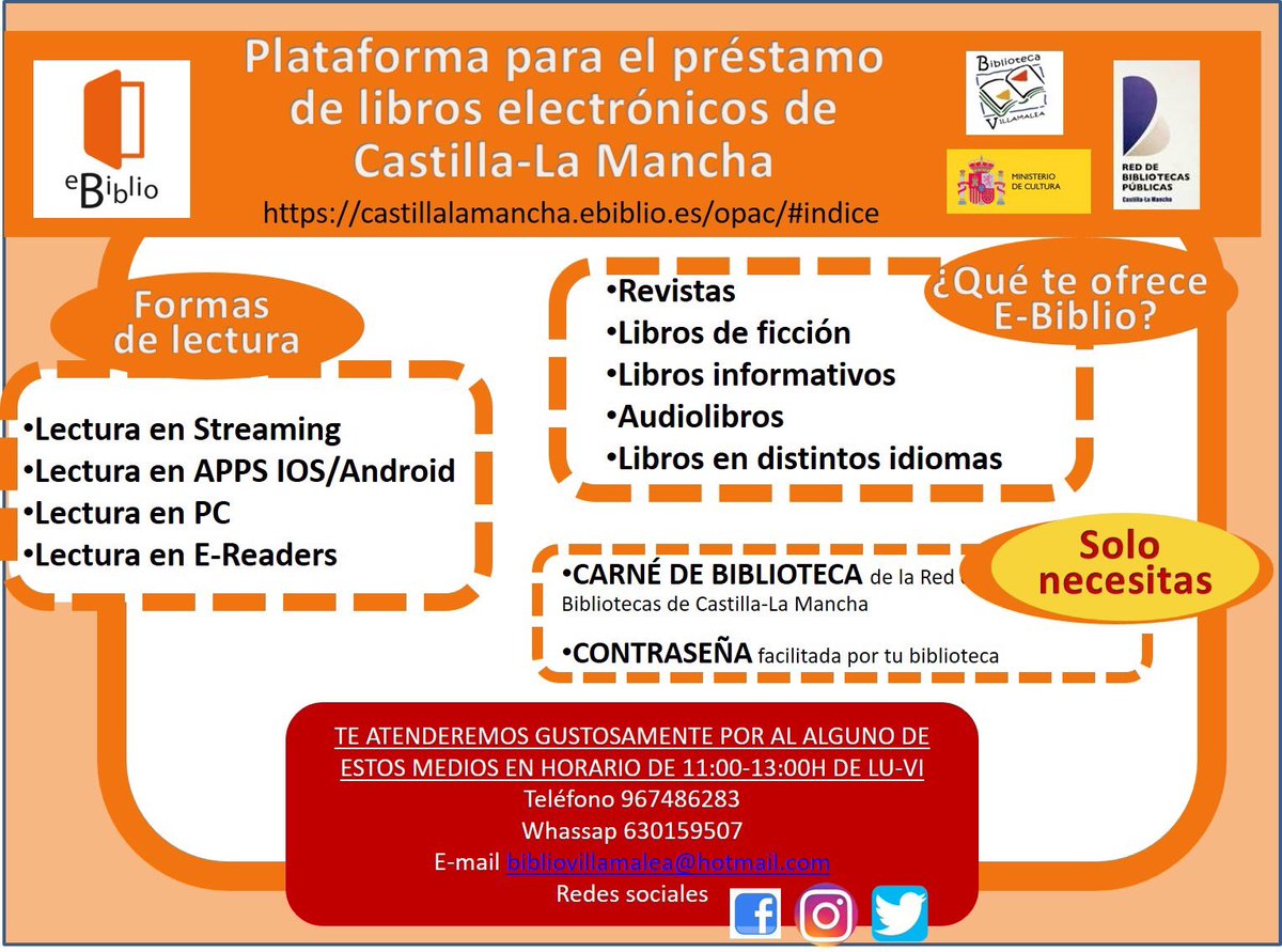 BVillamalea's tweet photo. Como ya sabéis Sanidad nos aconseja permanecer en casa durante un tiempo,  EBiblio puede ser nuestro compañero perfecto ¿no sabes cómo utilizarlo ? https://t.co/gMx5EafprN