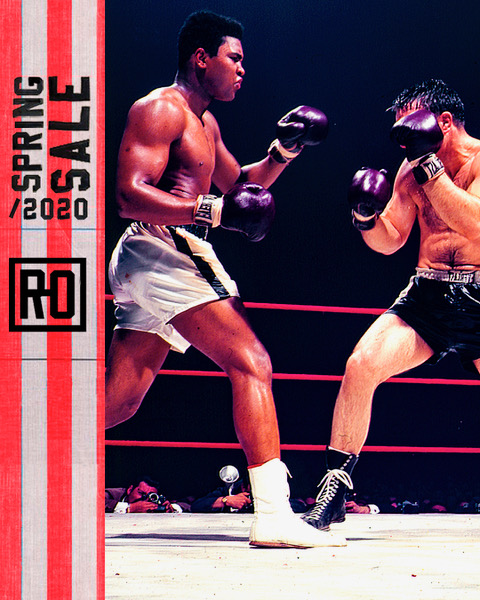 MuhammadAli's tweet photo. The @rootsoffight Spring Sale has landed. Save up to 50% across the entire store - that means the Ali collection. If you’ve never checked them out, now is your shot, don’t miss it. #KnowYourRoots https://t.co/CN7ClrGTGc https://t.co/OuRHCQ2Vqb