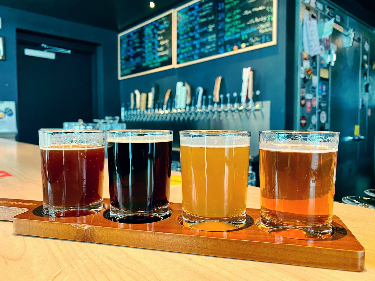 StumptownTrivia's tweet photo. Stop #2 on Graham’s day of supporting local businesses. Don’t worry, I used hand sanitizer on my way in. Cheers 🍻 @RaindropTap https://t.co/HTtK7BHF3U