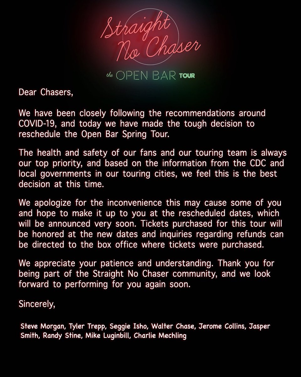 Straight No Chaser tweet media