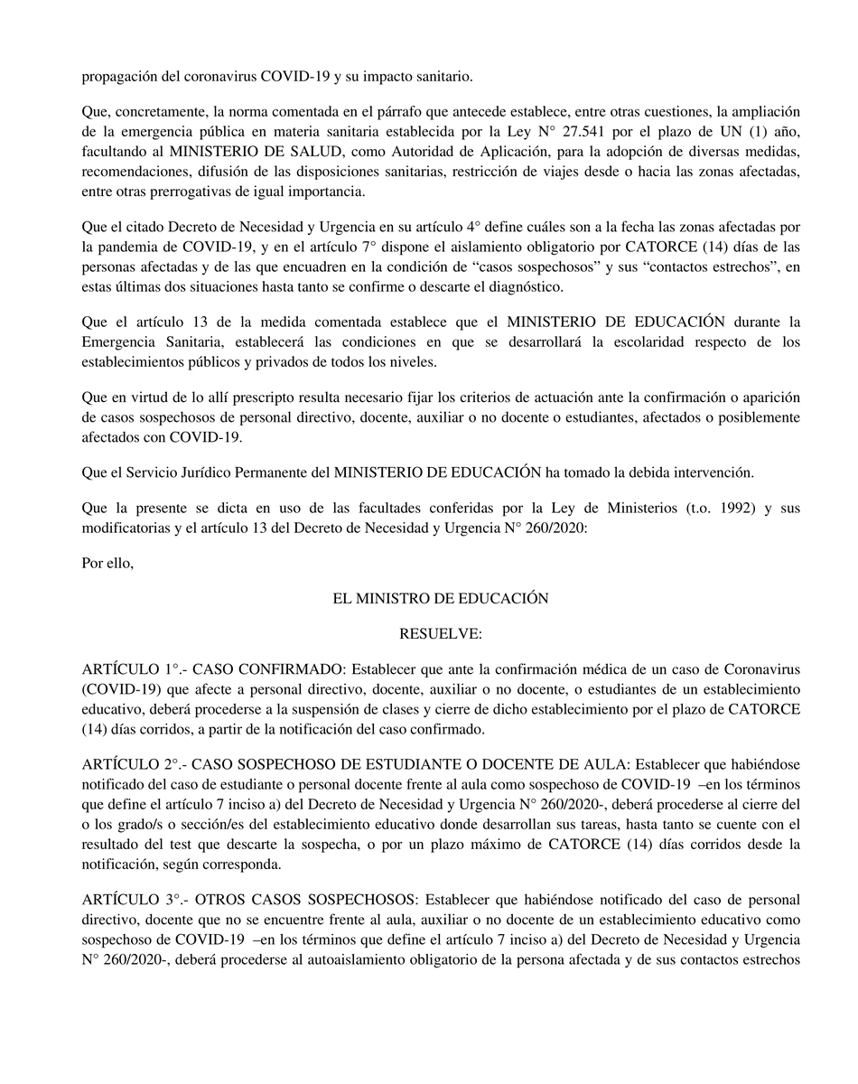 UTNinspt's tweet photo. COMUNICADO IMPORTANTE 👇🏻

Dirigido a la Comunidad INSPT

Resolución Ministerial N° 103/20 relacionada con a la actual situación epidemiológica del coronavirus (COVID-19).

¡Cuidemonos entre todos!

En el caso de que requiera asistencia en el exterior coronavirus@mrecic.gov.ar https://t.co/UkU9E8JGS9