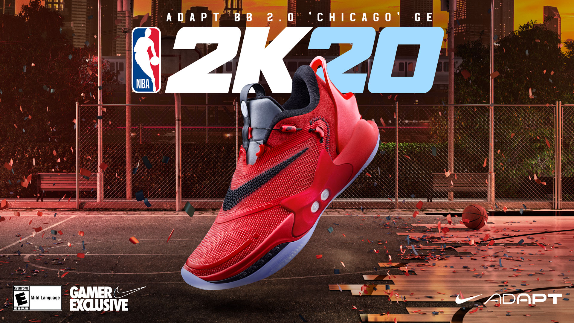 nike adapt bb 2.0 chicago 2k gamer exclusive