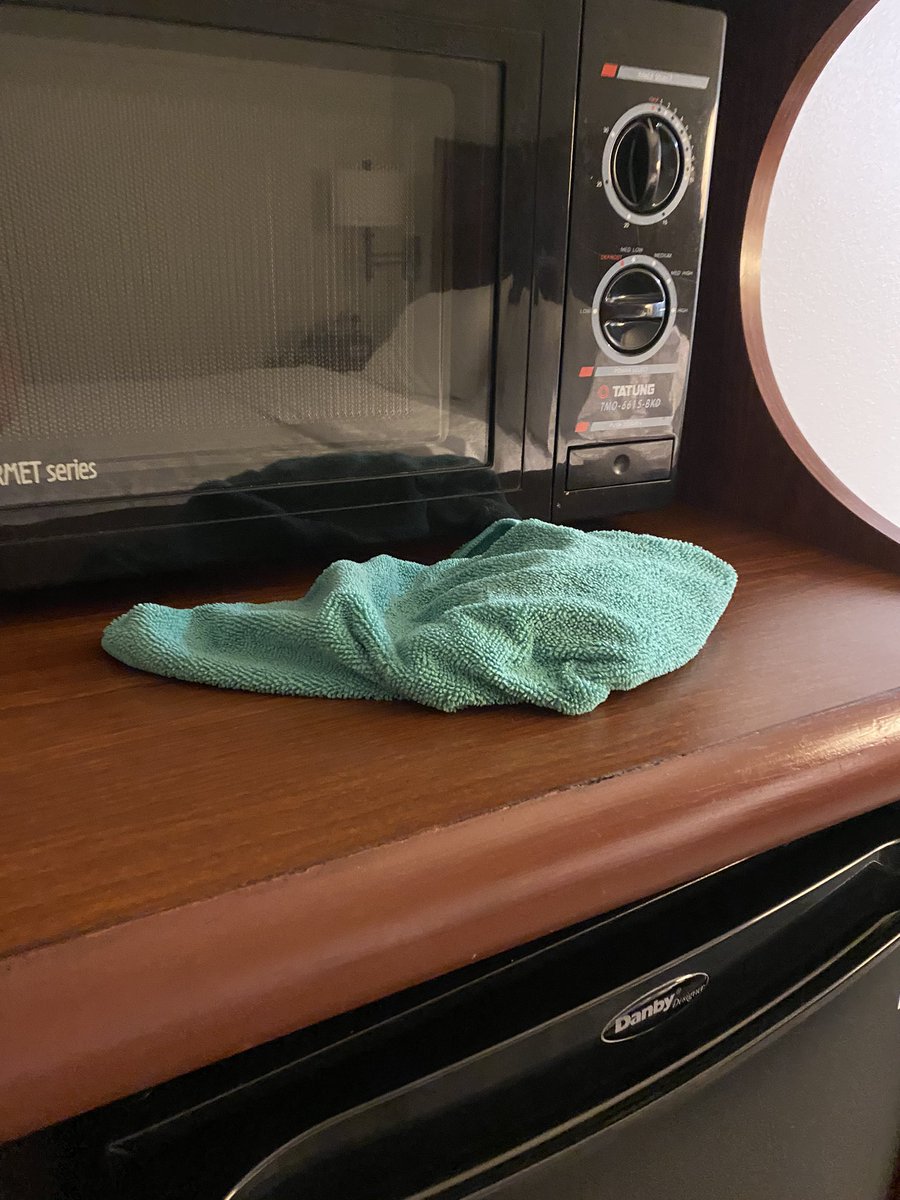 susank312's tweet photo. I don’t usually tweet often, but in light of #CoronavirusPandemic I had to see what you guys think. We never had a problem staying at @hiltonhotels in the past but this trip was unacceptable. We came back to our room to find the door ajar and a dirty cleaning rag on our counter https://t.co/UrAk61776t