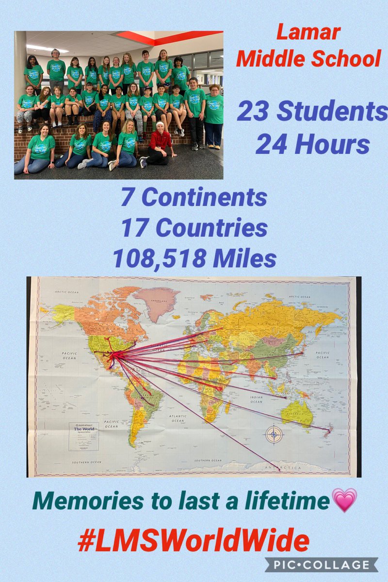 jencollinsworth's tweet photo. Such an amazing Skypeathon! So grateful for the opportunity to share the world with our kids! 💗#LMSWorldWide @lamar6cw @LamarMS https://t.co/VCEAVE0vKP
