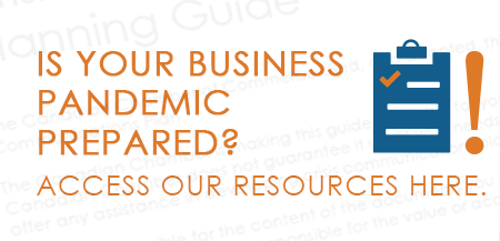 TheChamberSJ's tweet photo. The @CdnChamberofCom has developed a resource guide to help businesses prepare for a pandemic.

View it here: https://t.co/ppFpSfoXPK https://t.co/ianpoECeKA