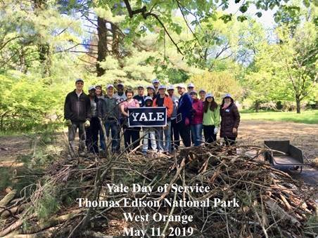 YaleDayService's tweet photo. 💬 Service Stories: "Our task was to clear downed tree branches around Edison's Glenmont Estate." — Mike Labowsky ’77 PhD and Lillian Labowsky ’77 PhD, Yale Club of Central NJ
Find a service site and register today: https://t.co/f43VHljF17
#YaleDayOfService #YaleAlumni https://t.co/0qNZGhVqUZ